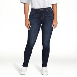 Time and Tru Dark Wash High Rise Skinny Jeans 10